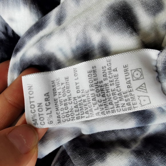 Ruched Tie-Dye James Perse Skirt - Picture 3 of 3